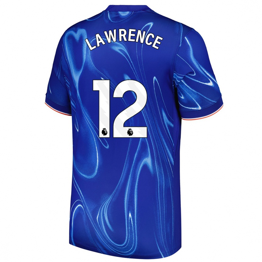 Women Football Ashley Lawrence #12 Blue White Home Jersey 2024/25 T-Shirt Australia