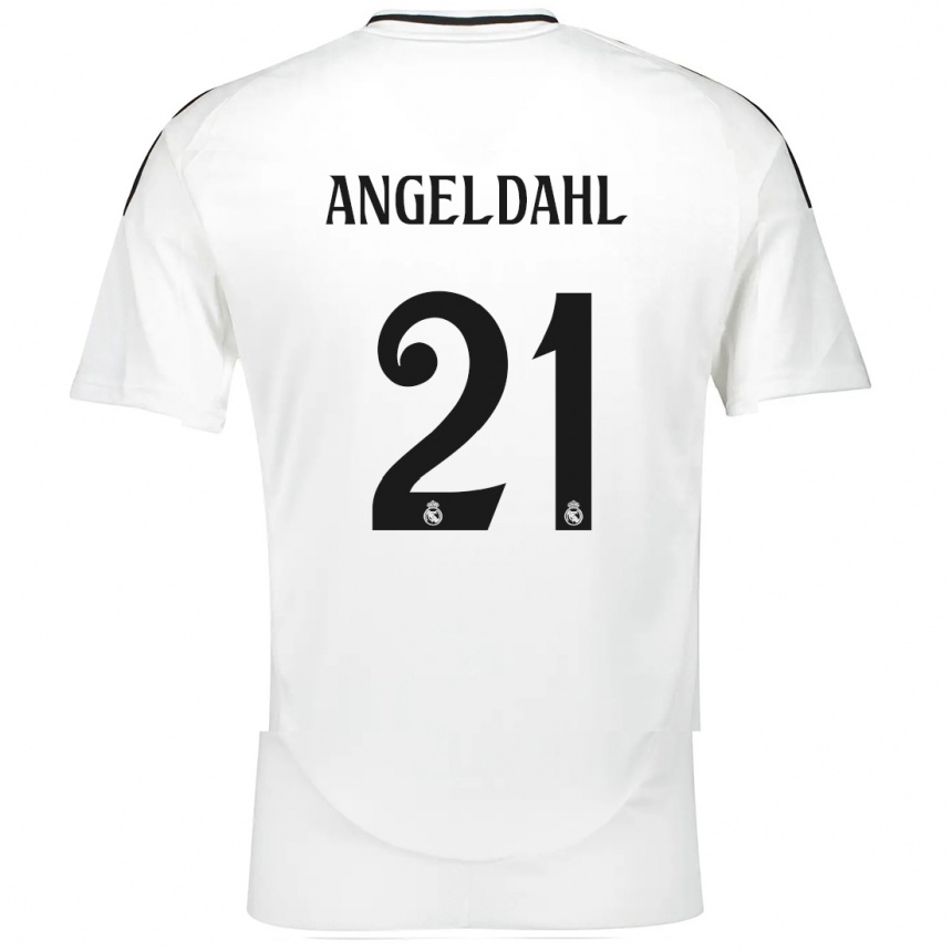 Women Football Filippa Angeldahl #21 White Home Jersey 2024/25 T-Shirt Australia