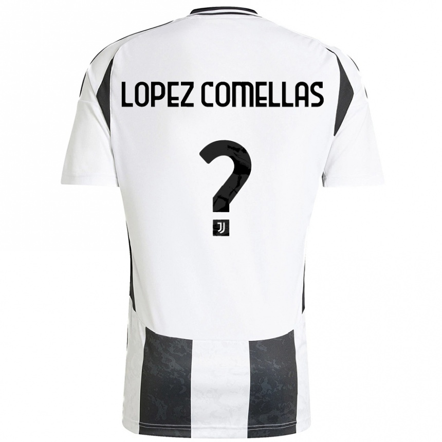 Women Football Ivan Lopez Comellas #0 White Black Home Jersey 2024/25 T-Shirt Australia