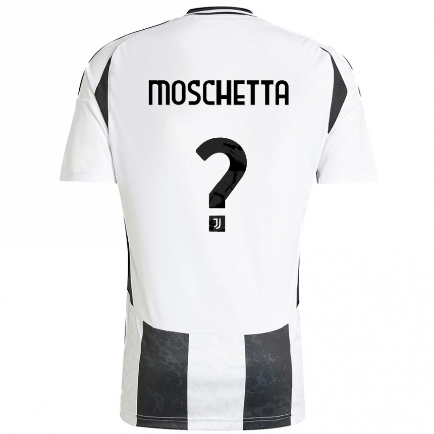 Women Football Lorenzo Moschetta #0 White Black Home Jersey 2024/25 T-Shirt Australia