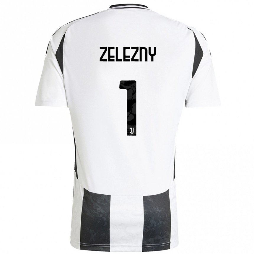 Women Football Radoslaw Zelezny #1 White Black Home Jersey 2024/25 T-Shirt Australia