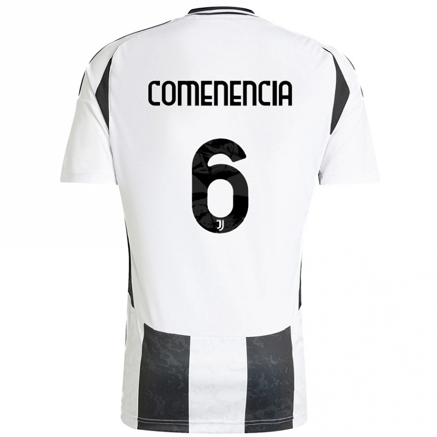 Women Football Livano Comenencia #6 White Black Home Jersey 2024/25 T-Shirt Australia