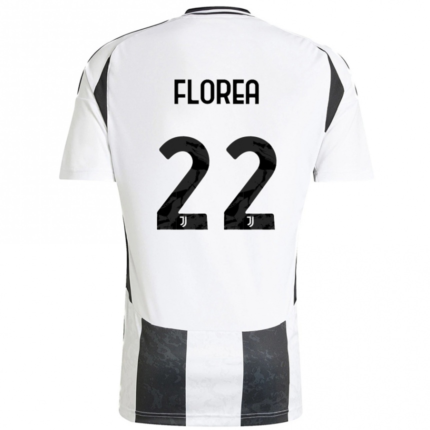 Women Football Andrei Florea #22 White Black Home Jersey 2024/25 T-Shirt Australia