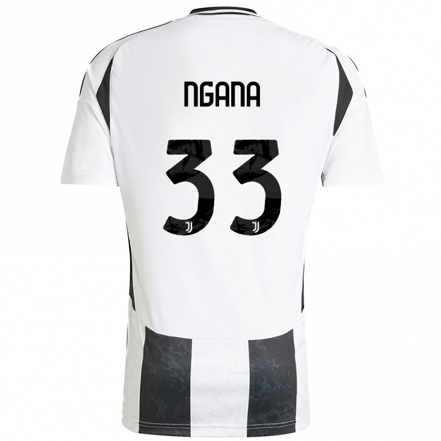 Women Football Valdes Ngana #33 White Black Home Jersey 2024/25 T-Shirt Australia