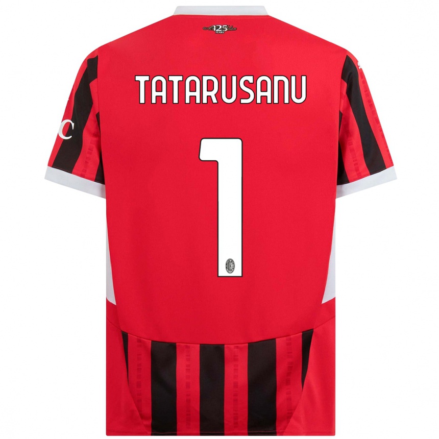 Women Football Ciprian Tatarusanu #1 Red Black Home Jersey 2024/25 T-Shirt Australia