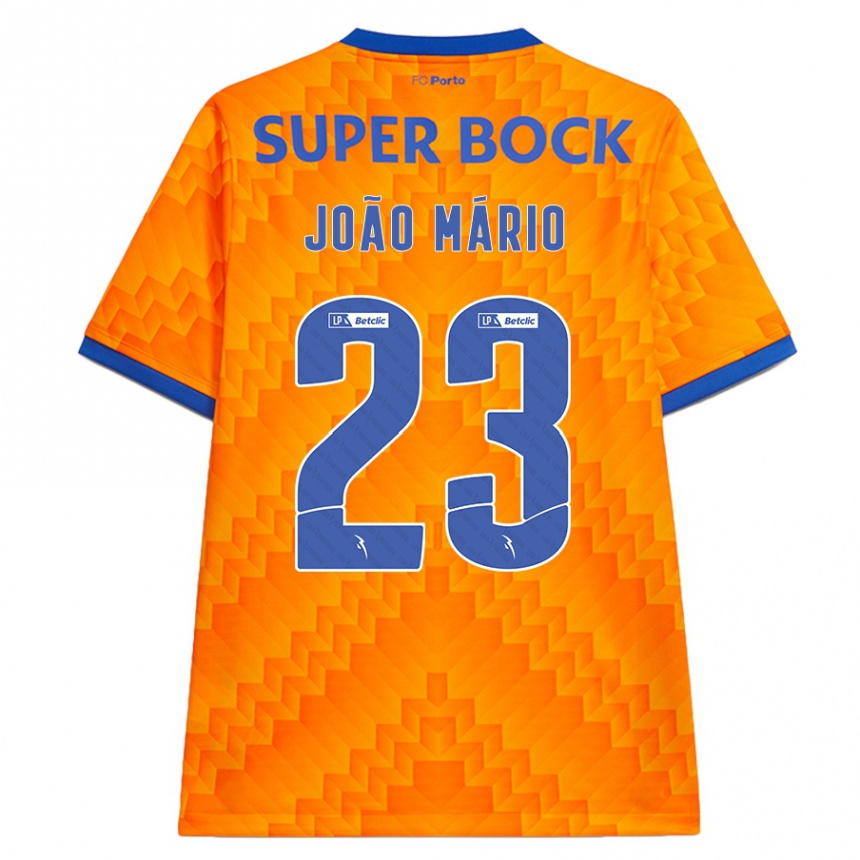 Women Football João Mário #23 Orange Away Jersey 2024/25 T-Shirt Australia