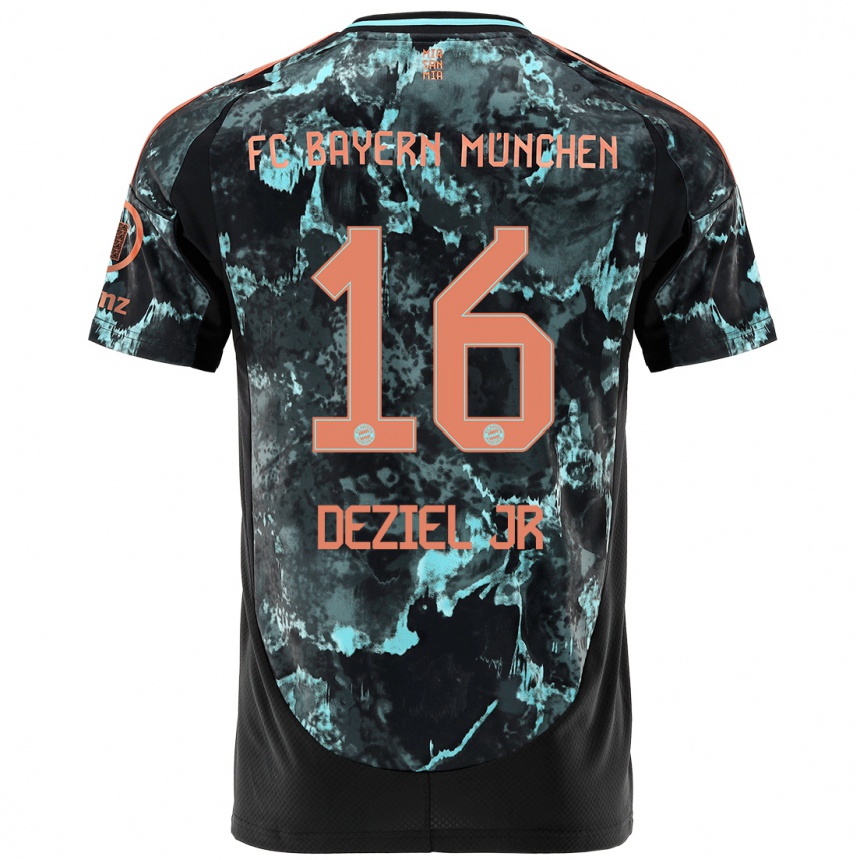 Women Football Robert Deziel Jr #16 Black Away Jersey 2024/25 T-Shirt Australia