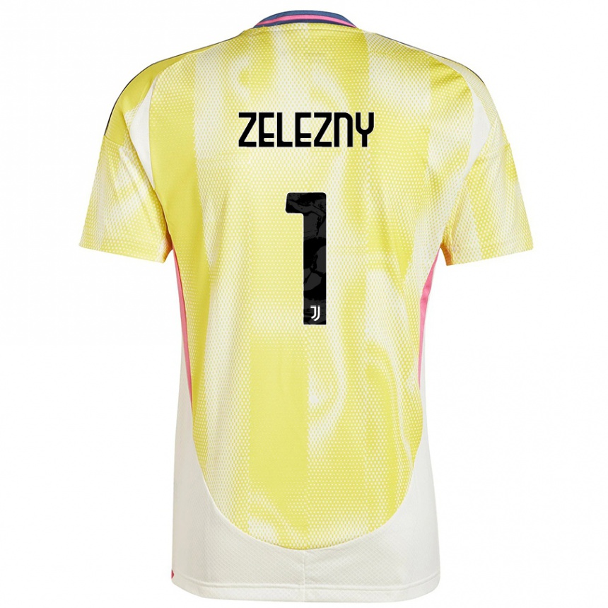 Women Football Radoslaw Zelezny #1 Solar Yellow Away Jersey 2024/25 T-Shirt Australia