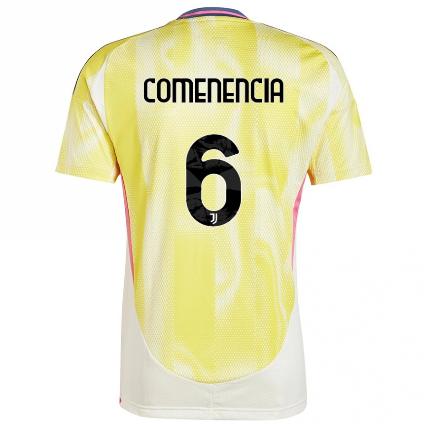 Women Football Livano Comenencia #6 Solar Yellow Away Jersey 2024/25 T-Shirt Australia