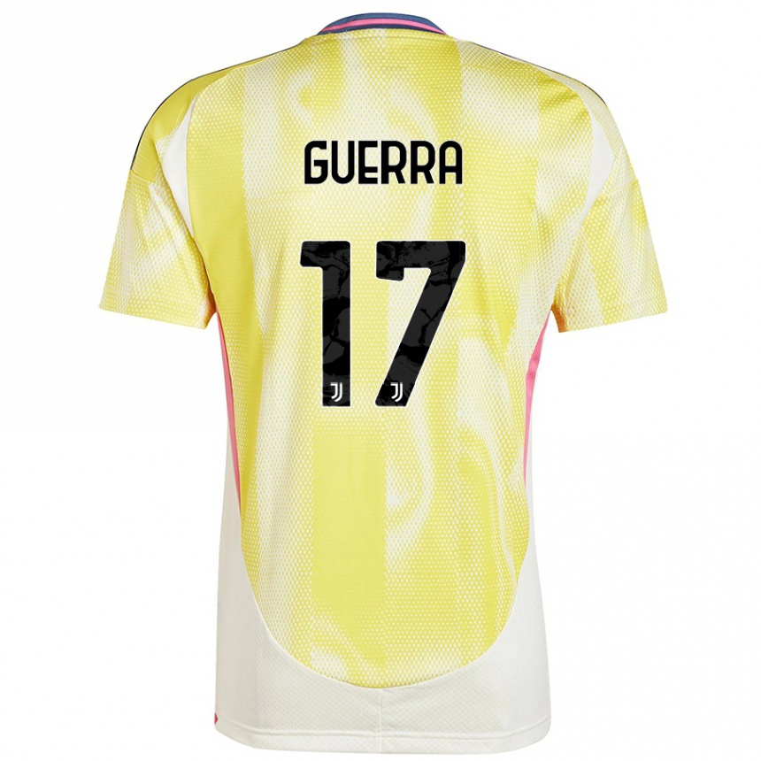 Women Football Simone Guerra #17 Solar Yellow Away Jersey 2024/25 T-Shirt Australia