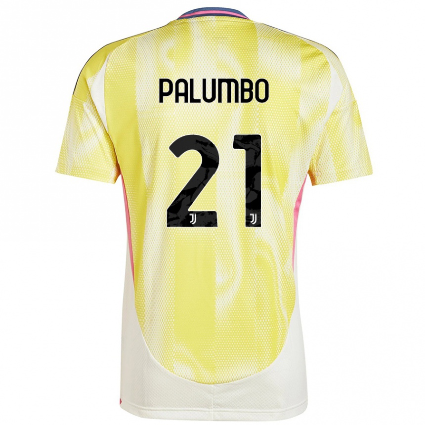 Women Football Martin Palumbo #21 Solar Yellow Away Jersey 2024/25 T-Shirt Australia