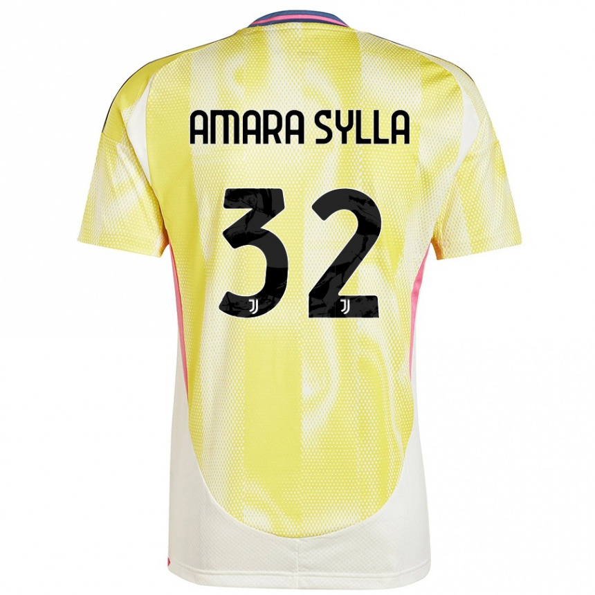 Women Football Idris Amara Sylla #32 Solar Yellow Away Jersey 2024/25 T-Shirt Australia