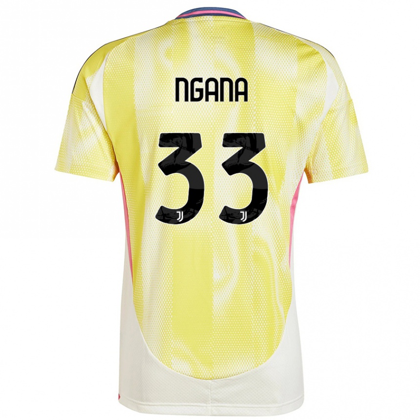 Women Football Valdes Ngana #33 Solar Yellow Away Jersey 2024/25 T-Shirt Australia