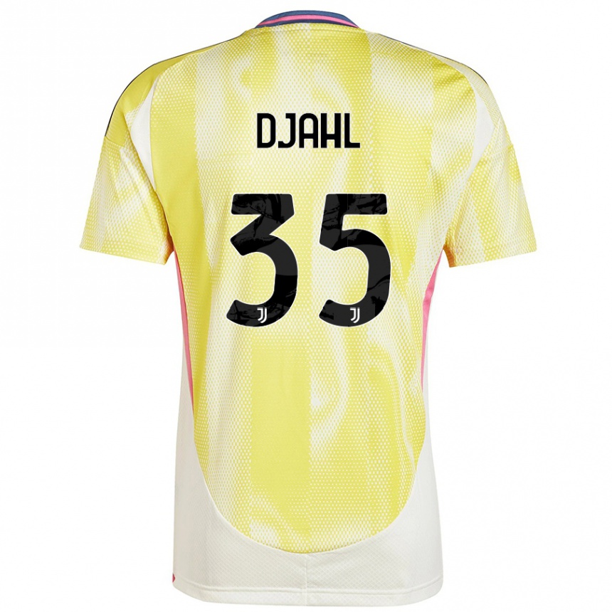 Women Football Rayan Djahl #35 Solar Yellow Away Jersey 2024/25 T-Shirt Australia