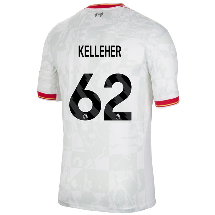 Women Football Caoimhin Kelleher #62 White Red Black Third Jersey 2024/25 T-Shirt Australia