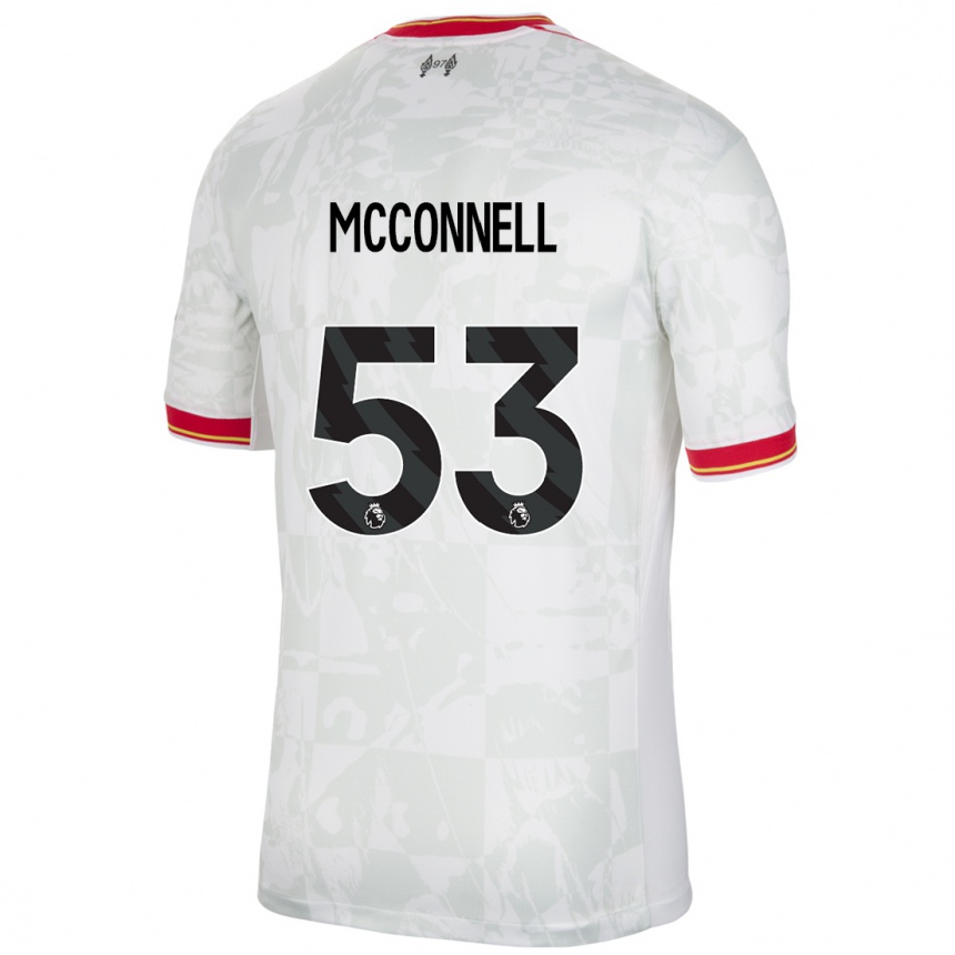 Women Football James Mcconnell #53 White Red Black Third Jersey 2024/25 T-Shirt Australia