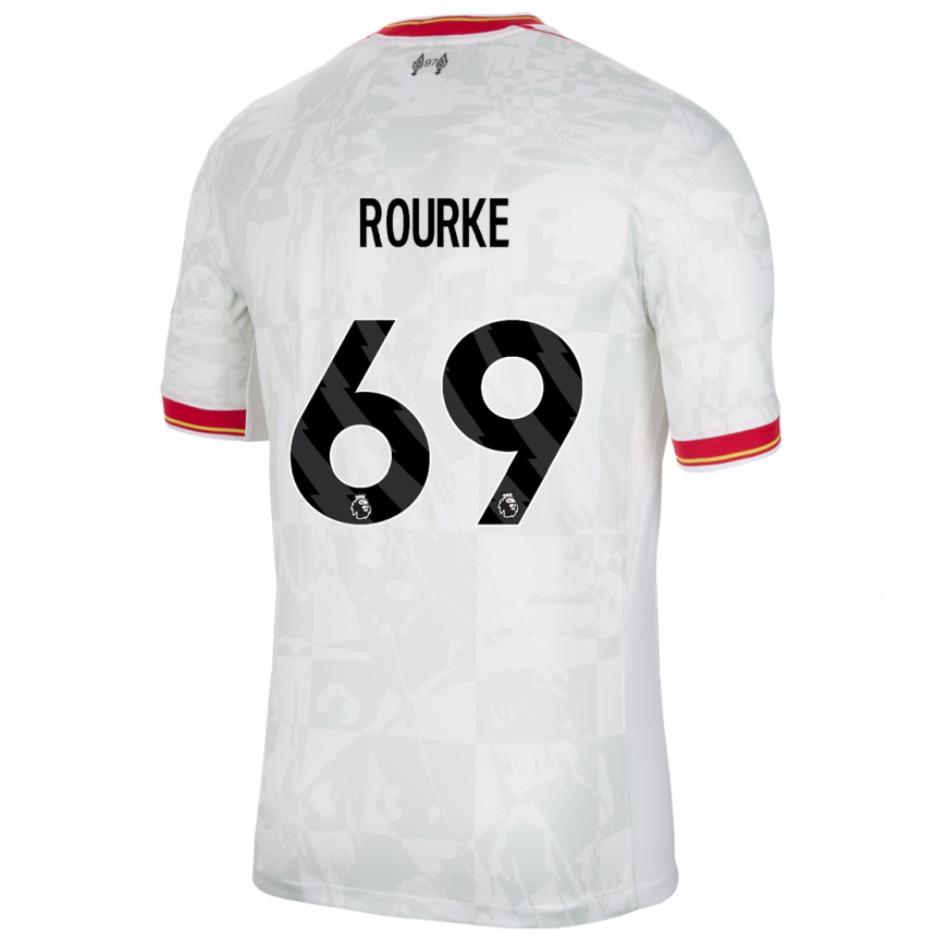 Women Football Fidel O'rourke #69 White Red Black Third Jersey 2024/25 T-Shirt Australia