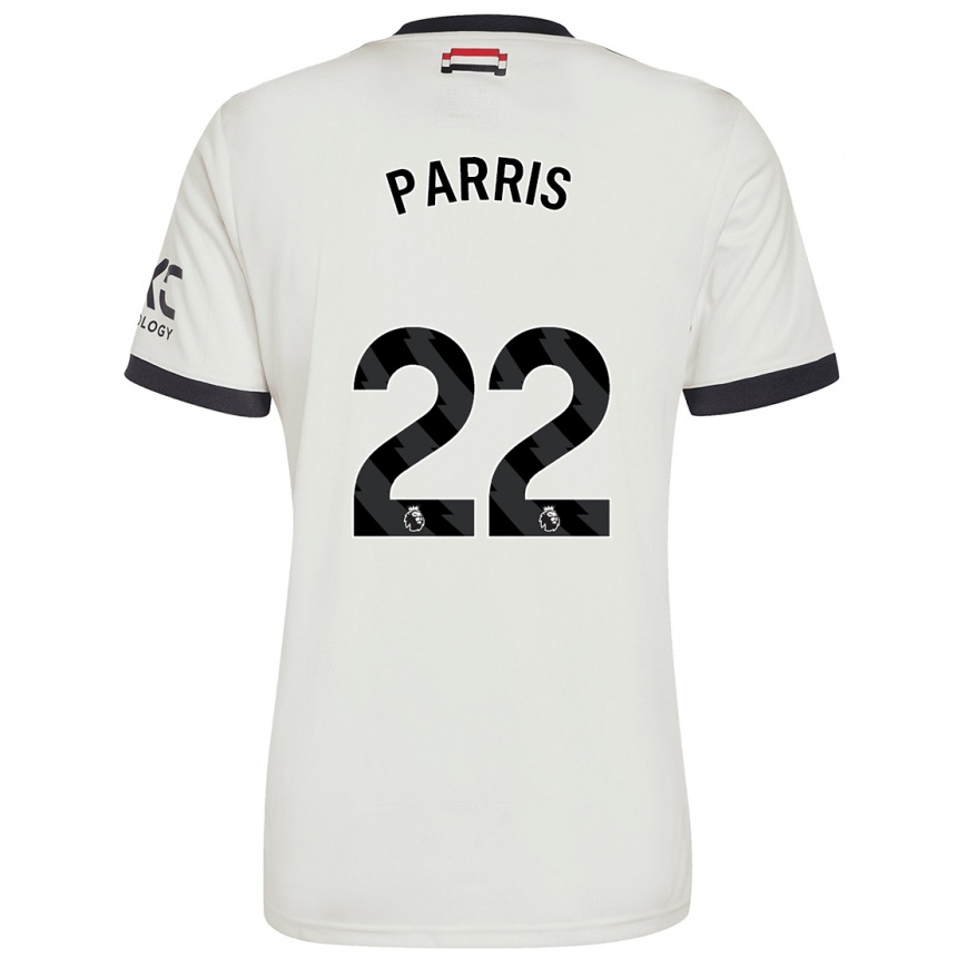 Women Football Nikita Parris #22 Off White Third Jersey 2024/25 T-Shirt Australia