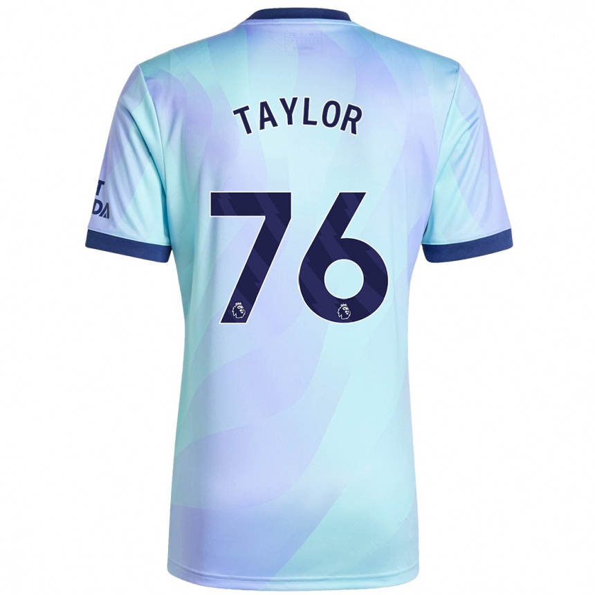 Women Football Kido Taylor Hart #76 Aqua Third Jersey 2024/25 T-Shirt Australia