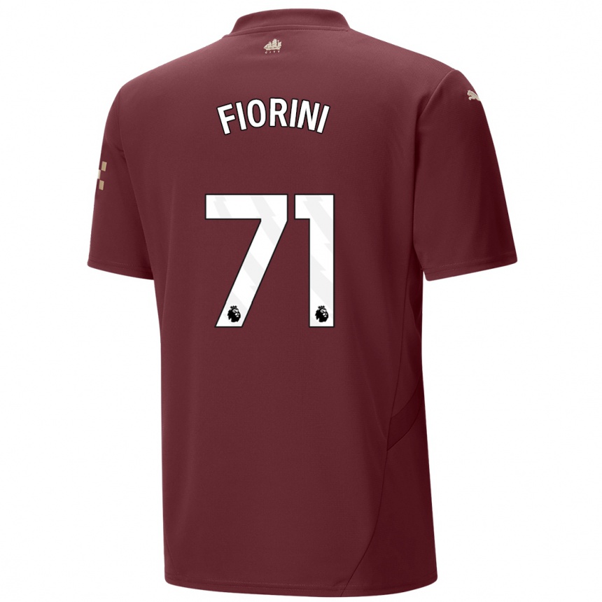 Women Football Lewis Fiorini #71 Maroon Third Jersey 2024/25 T-Shirt Australia