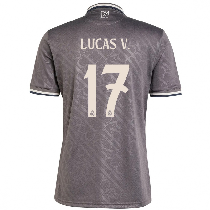 Women Football Lucas Vazquez #17 Charcoal Third Jersey 2024/25 T-Shirt Australia