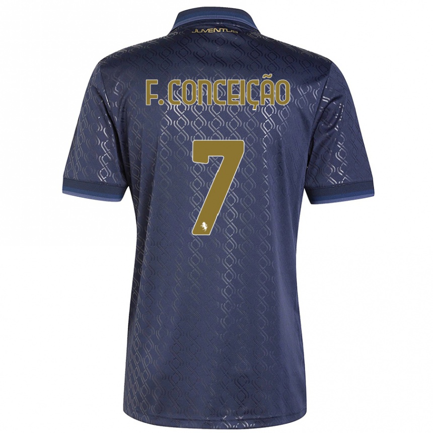 Women Football Francisco Conceição #7 Navy Blue Third Jersey 2024/25 T-Shirt Australia