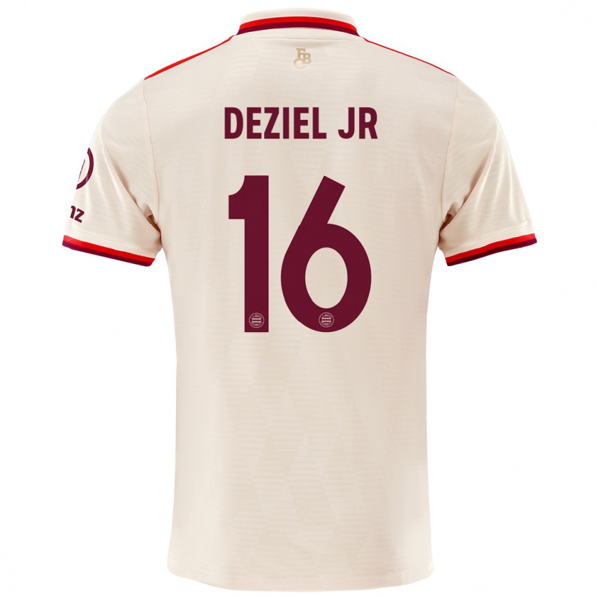 Women Football Robert Deziel Jr #16 Linen Third Jersey 2024/25 T-Shirt Australia