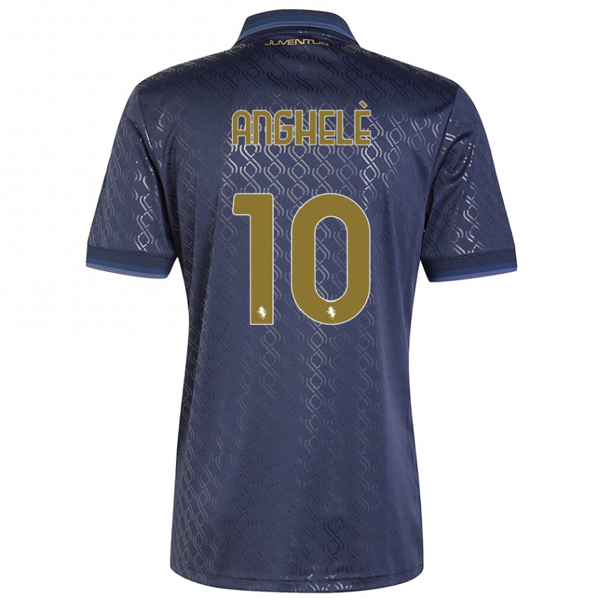 Women Football Lorenzo Anghelè #10 Navy Blue Third Jersey 2024/25 T-Shirt Australia