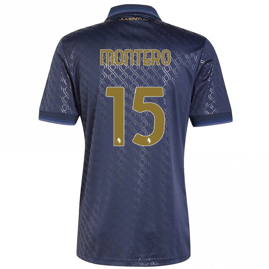 Women Football Alfonso Montero #15 Navy Blue Third Jersey 2024/25 T-Shirt Australia