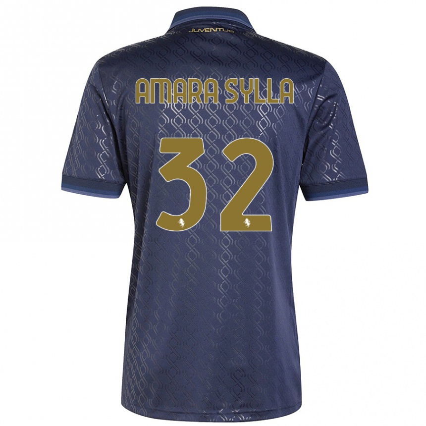 Women Football Idris Amara Sylla #32 Navy Blue Third Jersey 2024/25 T-Shirt Australia