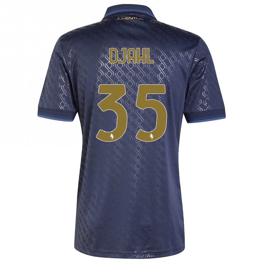 Women Football Rayan Djahl #35 Navy Blue Third Jersey 2024/25 T-Shirt Australia