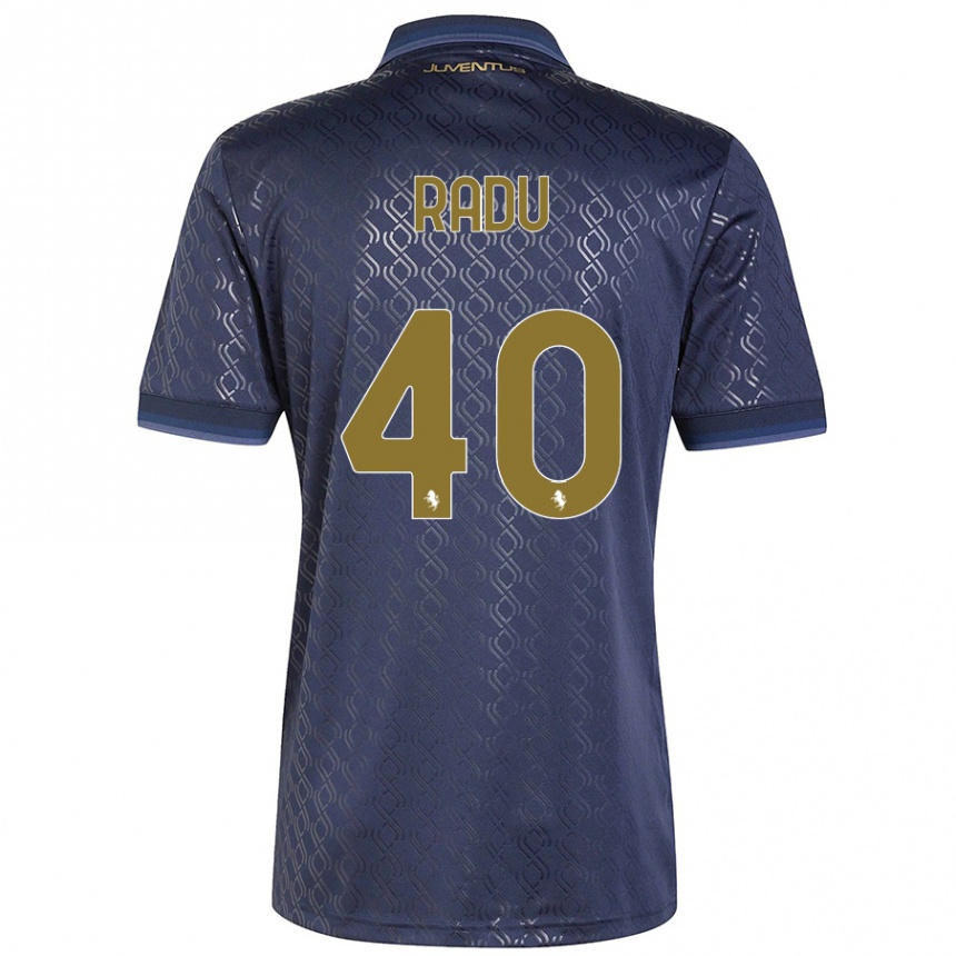 Women Football Riccardo Radu #40 Navy Blue Third Jersey 2024/25 T-Shirt Australia