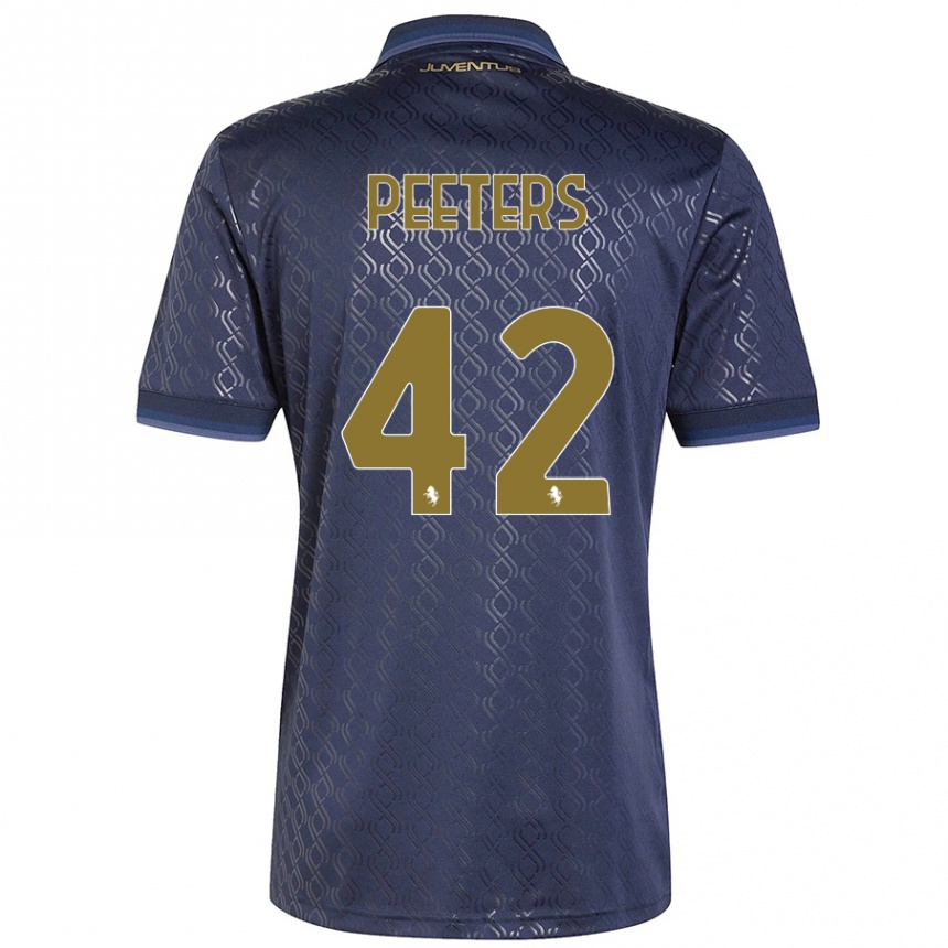 Women Football Daouda Peeters #42 Navy Blue Third Jersey 2024/25 T-Shirt Australia