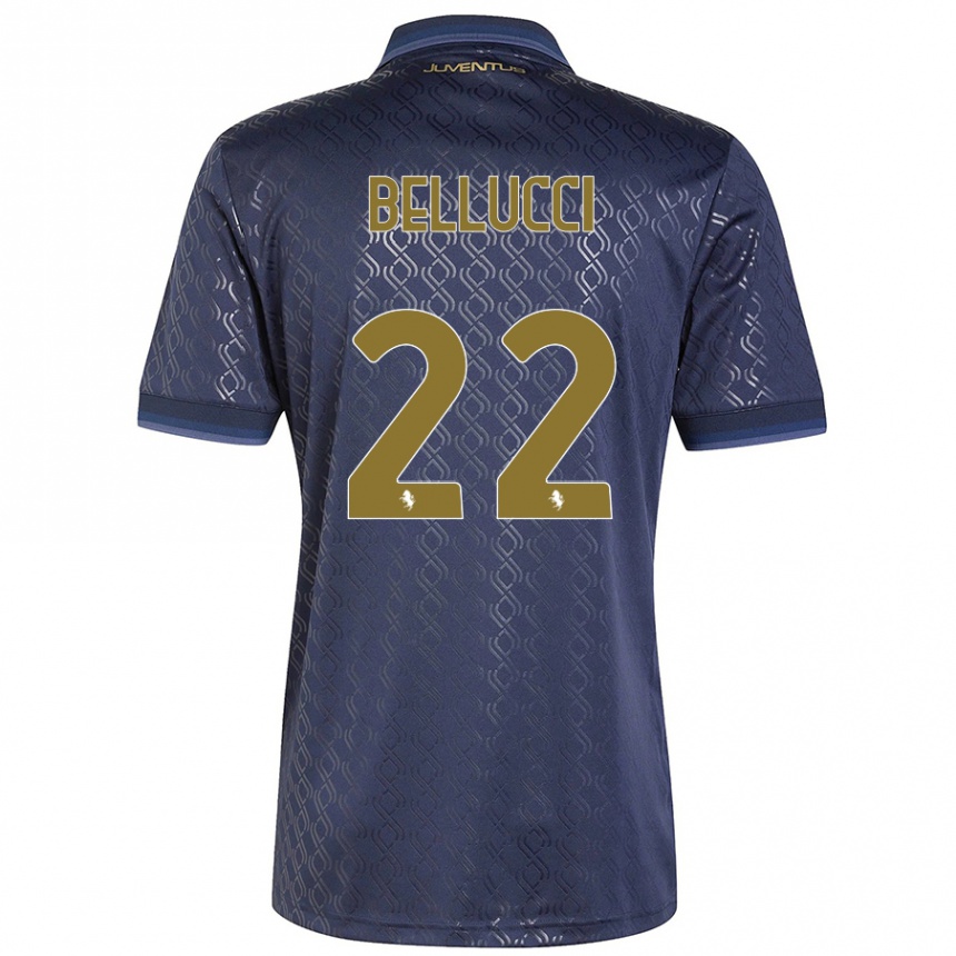 Women Football Melissa Bellucci #22 Navy Blue Third Jersey 2024/25 T-Shirt Australia