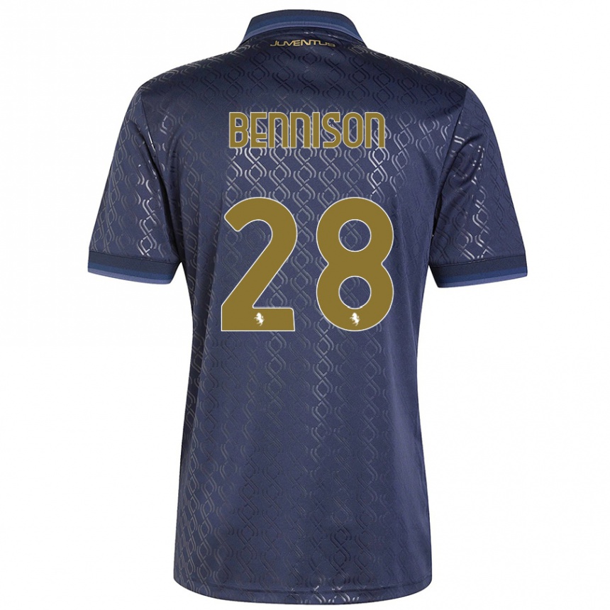 Women Football Hanna Bennison #28 Navy Blue Third Jersey 2024/25 T-Shirt Australia