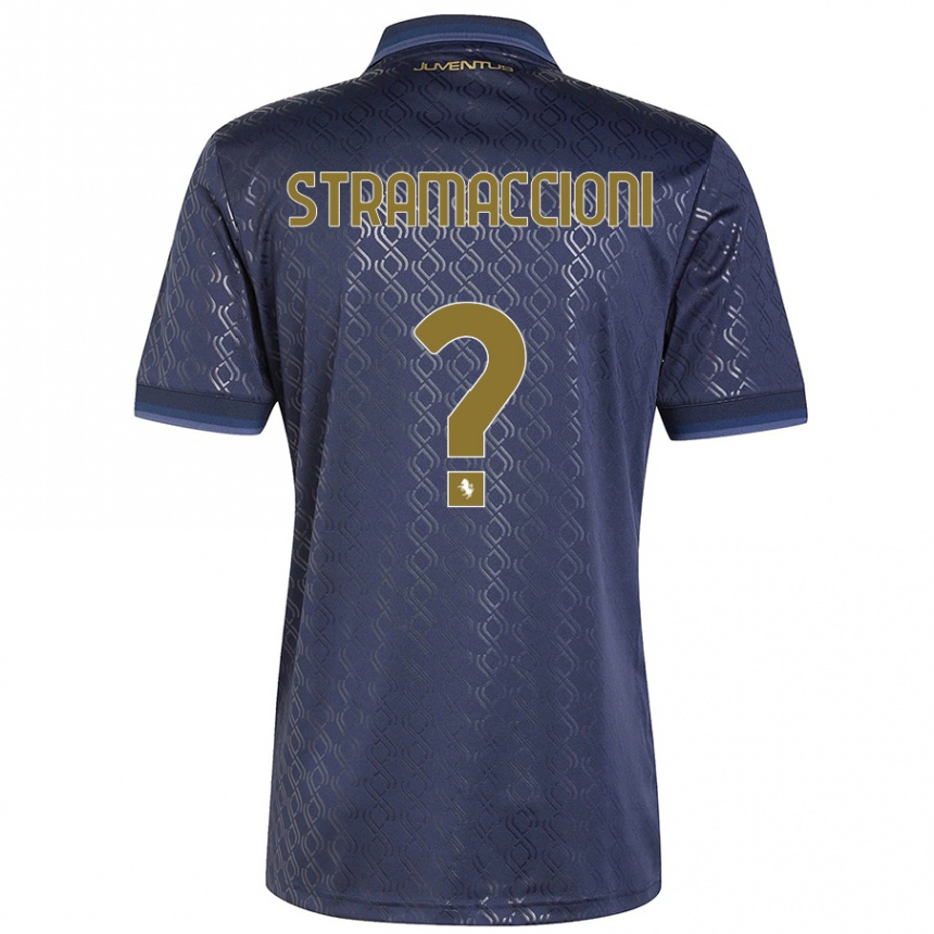 Women Football Diego Stramaccioni #0 Navy Blue Third Jersey 2024/25 T-Shirt Australia