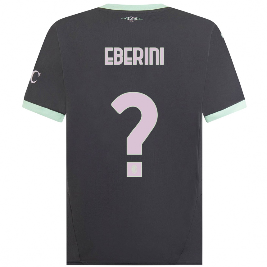 Women Football Daniele Eberini #0 Grey Third Jersey 2024/25 T-Shirt Australia