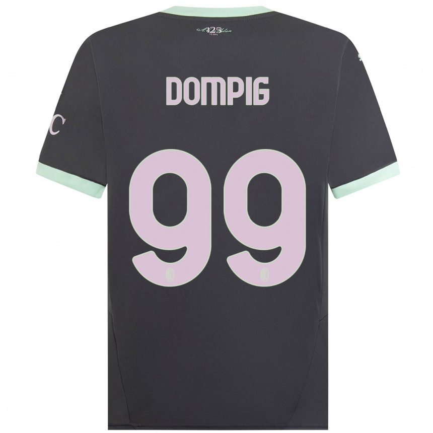 Women Football Chanté Dompig #99 Grey Third Jersey 2024/25 T-Shirt Australia