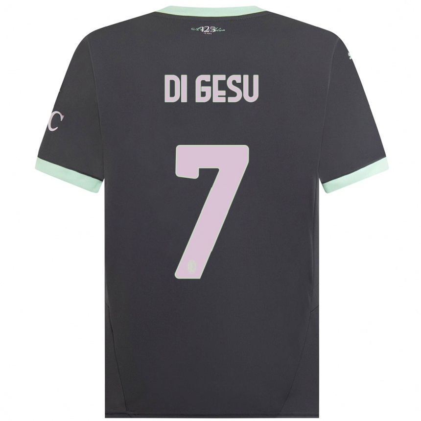 Women Football Enrico Di Gesu #7 Grey Third Jersey 2024/25 T-Shirt Australia