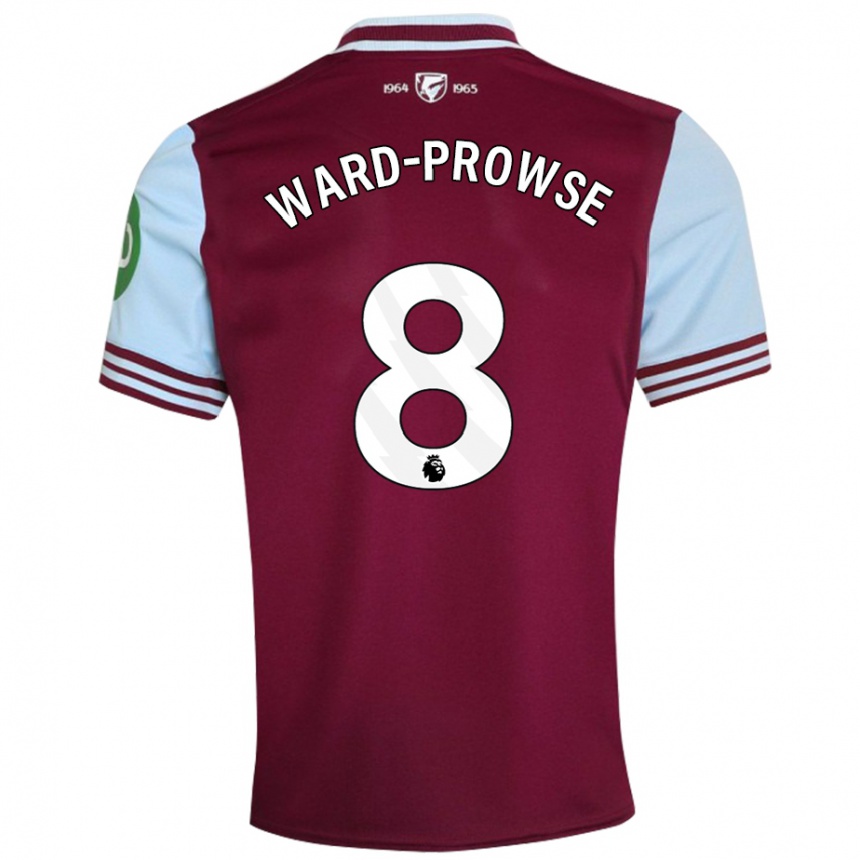 Kids Football James Ward-Prowse #8 Dark Red Home Jersey 2024/25 T-Shirt Australia