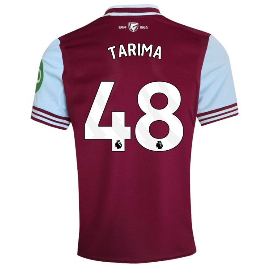 Kids Football Sean Tarima #48 Dark Red Home Jersey 2024/25 T-Shirt Australia