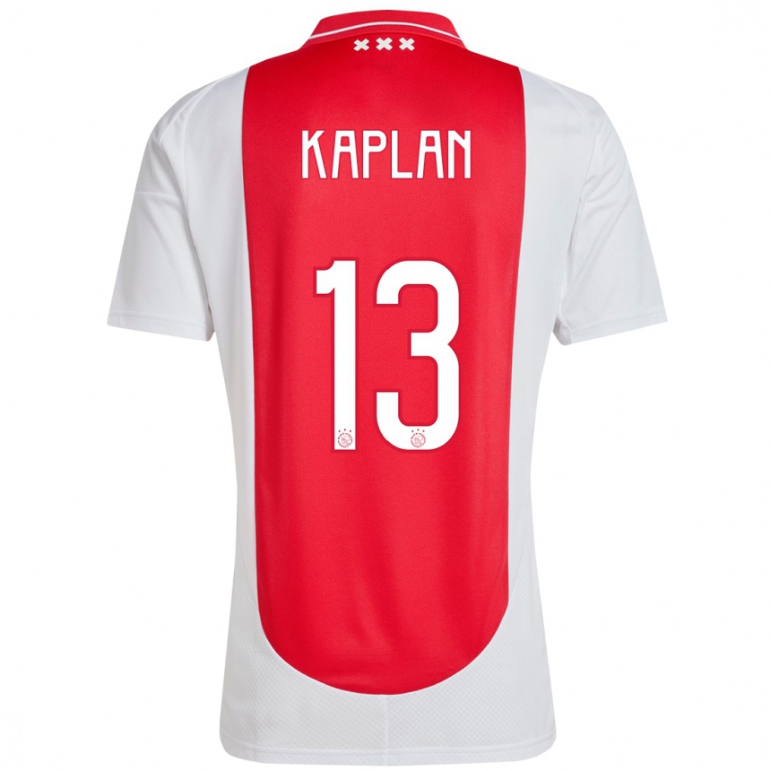 Kids Football Ahmetcan Kaplan #13 Red White Home Jersey 2024/25 T-Shirt Australia