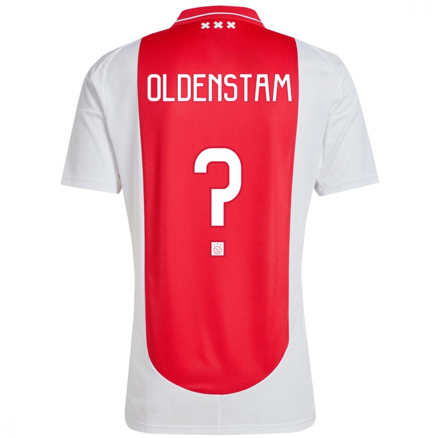 Kids Football Lyfe Oldenstam #0 Red White Home Jersey 2024/25 T-Shirt Australia