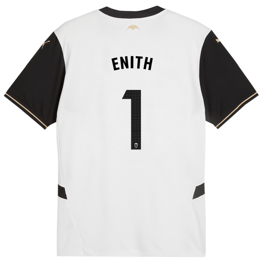 Kids Football Enith #1 White Black Home Jersey 2024/25 T-Shirt Australia