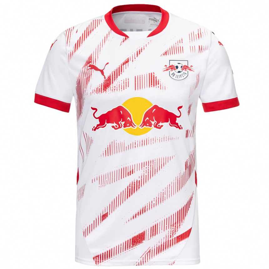 Kids Football Kyra Spitzner #23 White Red Home Jersey 2024/25 T-Shirt Australia