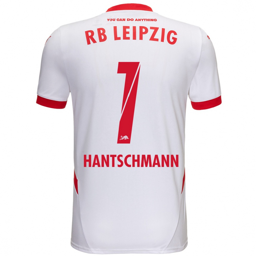 Kids Football Franz Hantschmann #1 White Red Home Jersey 2024/25 T-Shirt Australia