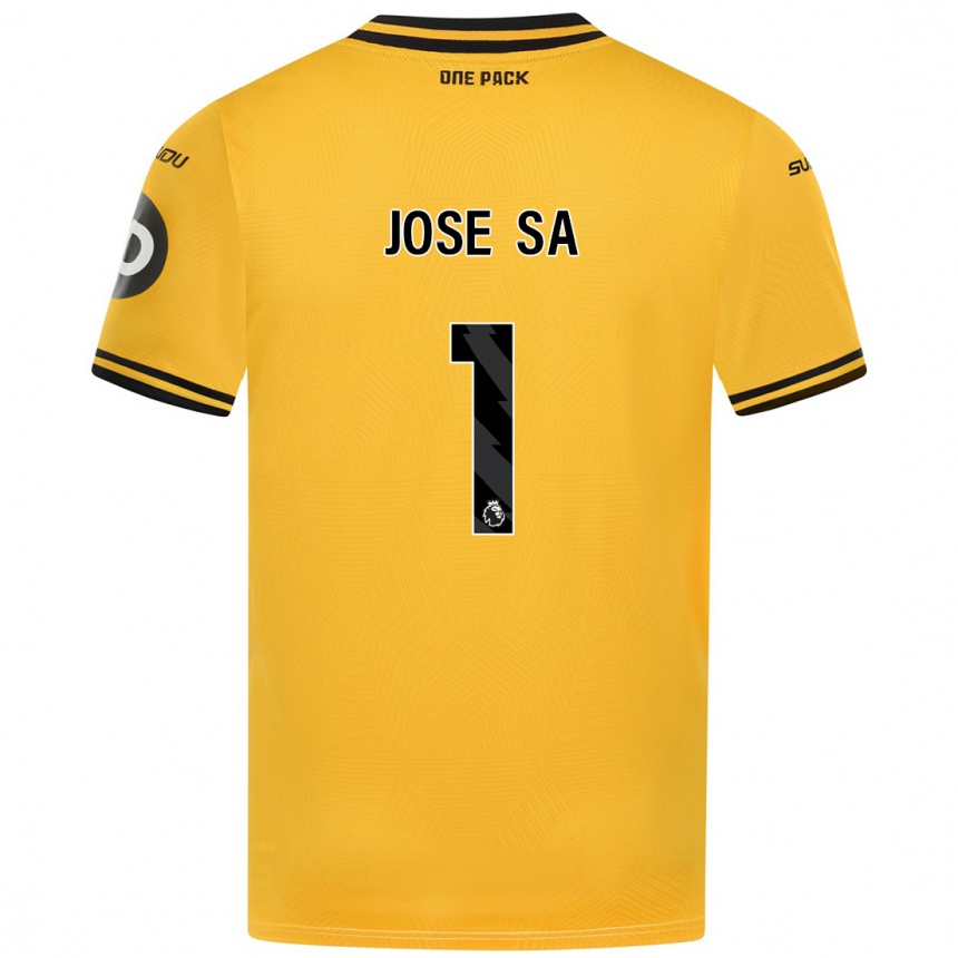 Kids Football José Sá #1 Yellow Home Jersey 2024/25 T-Shirt Australia