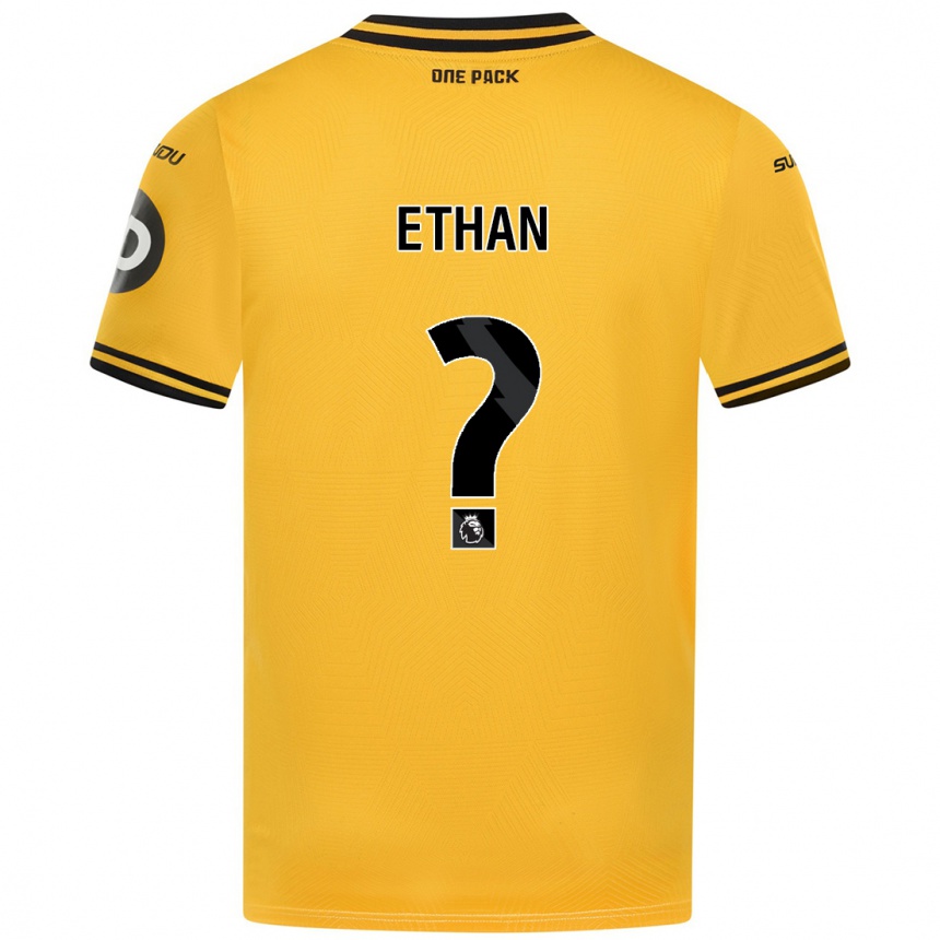 Kids Football Ethan Mcleod #0 Yellow Home Jersey 2024/25 T-Shirt Australia