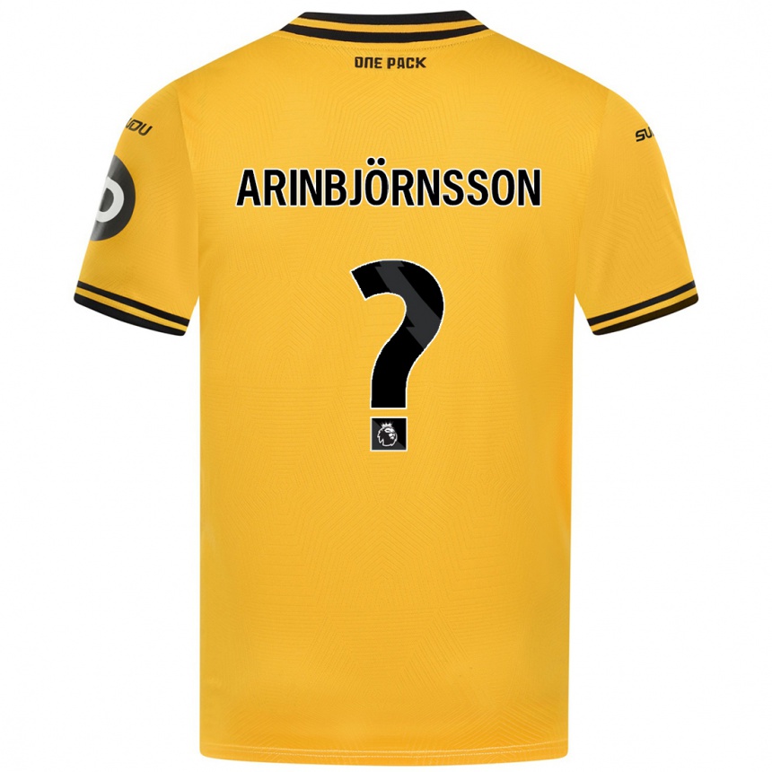 Kids Football Pálmi Rafn Arinbjörnsson #0 Yellow Home Jersey 2024/25 T-Shirt Australia