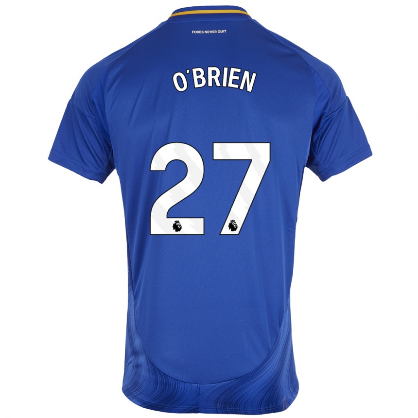 Kids Football Shannon O'brien #27 Blue White Home Jersey 2024/25 T-Shirt Australia